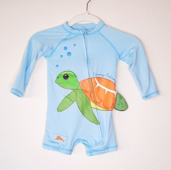 Tommy Bahama Infant Turtle UPF50+ Swimsuit 12/18mo 2022 - Picture 3 of 8